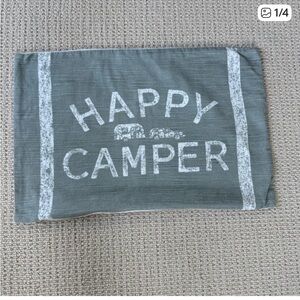Pottery Barn Airstream Happy Camper Pillow Cover